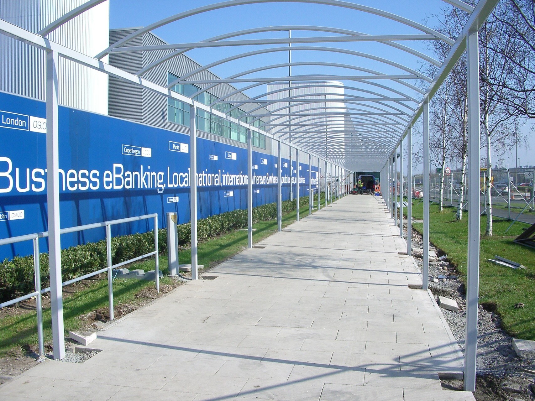 Belfast City airport walkway 3