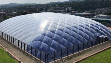 cable air dome exterior