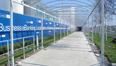Belfast City airport walkway 3