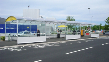 Belfast City airport walkway 4