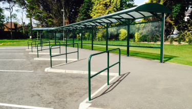 Belfast High School Covered Walkway 1