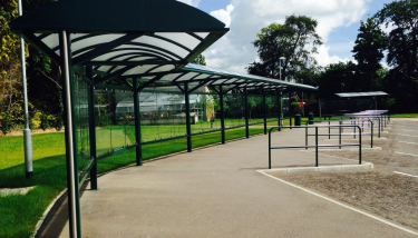 Belfast High School Covered Walkway 2