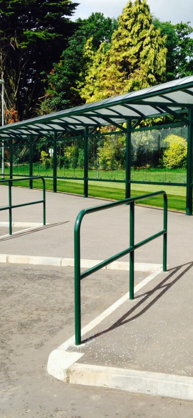 Belfast High School Covered Walkway 1